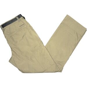 Craghoppers Men's Kiwi Boulder‎ Trousers 32x30 Brown Cargo Travel Belted Hiking
